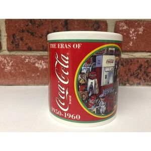 Eras of Coca Cola Collectors Edition Mug 1950-1960 Enesco 1996 Item 267163 Coke